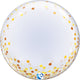 Gold Confetti Dots 24" Deco Bubble Balloon