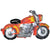 Image of  45 inch  SNARLY MOTORCYCLE 434098 Balloon from Funny Balloons California