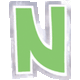 Personalize It Letter N Stickers (48 count)