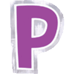 Personalize It Letter P Stickers (48 count)