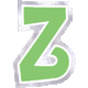 Personalize It Letter Z Stickers (48 count)