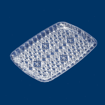 Clear 12.5"×7.5" Rectangle Tray