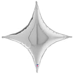 Starpoint Silver  27"  Foil Balloon