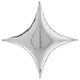 Starpoint Silver  27"  Foil Balloon