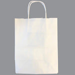 10" x 8" White Gift Bag