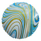 Agate Round - Blue & Gold 18″ Balloon