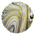 Agate Round - Black & Gold 18″ Balloon
