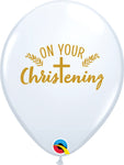 On Your Christening 11" Latex Balloons (50 count)