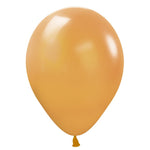 Sempertex Metallic Gold 11" Latex Balloons - 25pk