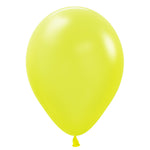 Sempertex Neon Yellow 11" Latex Balloons - 25pk