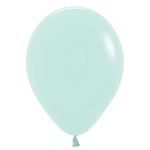 Sempertex Pastel Matte Green 11" Latex Balloons - 25pk