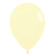 Sempertex Pastel Matte Yellow 11" Latex Balloons - 25pk