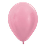 Sempertex Pearl Pink 11" Latex Balloons - 25pk