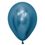 Sempertex Reflex Blue 11" Latex Balloons - 25pk