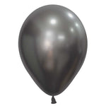 Sempertex Silk Midnight Grey 11" Latex Balloons - 25pk