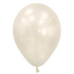 Sempertex Silk Oyster White 11" Latex Balloons - 25pk