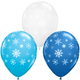 Snowflakes - Winter Assortment (6 Pk) 11" Latex Balloons