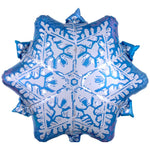 Let It Snow Snowflake 18" Foil Balloon