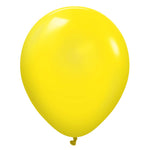 Kalisan Standard Yellow 12″ Latex Balloons (10 count)