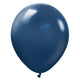 Kalisan Standard Navy Blue 12" 10 Pack Latex Balloon