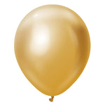 Kalisan Mirror Gold 12″ Latex Balloons (10 count)