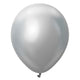 Kalisan Mirror Silver 12″ Latex Balloons (10 count)