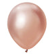 Kalisan Mirror Rose Gold 12" 10 Pack Latex Balloon