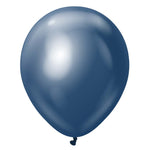 Kalisan Mirror Navy 12″ Latex Balloons (10 count)