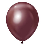 Kalisan Mirror Burgundy 12″ Latex Balloons (10 count)