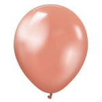 Kalisan Metallic Rose Gold 12″ Latex Balloons (10 count)