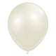 Kalisan Aura Ivory White 12" 10 Pack Latex Balloons