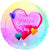 Galentine's Day Ombré Heart 18" Balloon