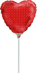 Red Heart Prismatic 9" Air-fill Balloon (requires heat sealing)