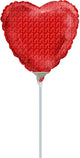 Red Heart Prismatic 9" Air-fill Balloon (requires heat sealing)