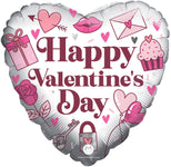 Happy Vday Sweets 17" Balloon
