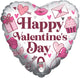 Happy Vday Sweets 17" Balloon