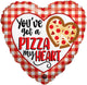 Got A Pizza My Heart 17" Balloon