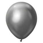 Kalisan Mirror Space Grey 18" - 25 Pack Latex Balloons