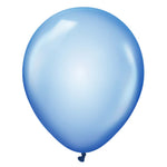 Kalisan Crystal Blue 12" Latex Balloons - 50pk