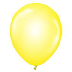 Kalisan Crystal Yellow 12" Latex Balloons - 50pk