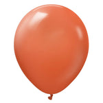 Kalisan Retro Rust Orange - 10 Pack 12" Latex Balloons