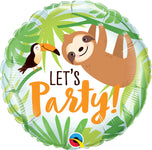 Let's Party Toucan & Sloth 18" Balloon
