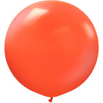 Kalisan Standard Flame Orange 24" Latex Balloons - 2pk