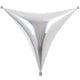 Three-Point Metallic  29" Foil Balloon