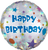 Happy Birthday Confetti Holographic 18" Balloon