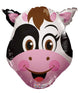 Mini Shape Cow Head 14″ Balloon