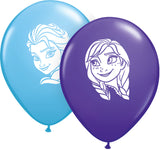 Anna & Elsa Faces 5″ Latex Balloons (100 count)