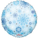 Snowflakes Pattern 18" Foil