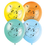 Pokemon (8 Pk) 12" Latex Balloons - 8pk