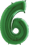 34" Number 6 Green